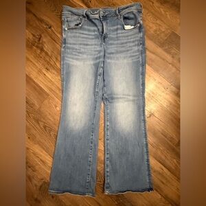 American Eagle Outfitters Light Blue Wide Leg Jeans